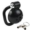 CockLock Cage Round Lock 4 x 3.5 cm Noire